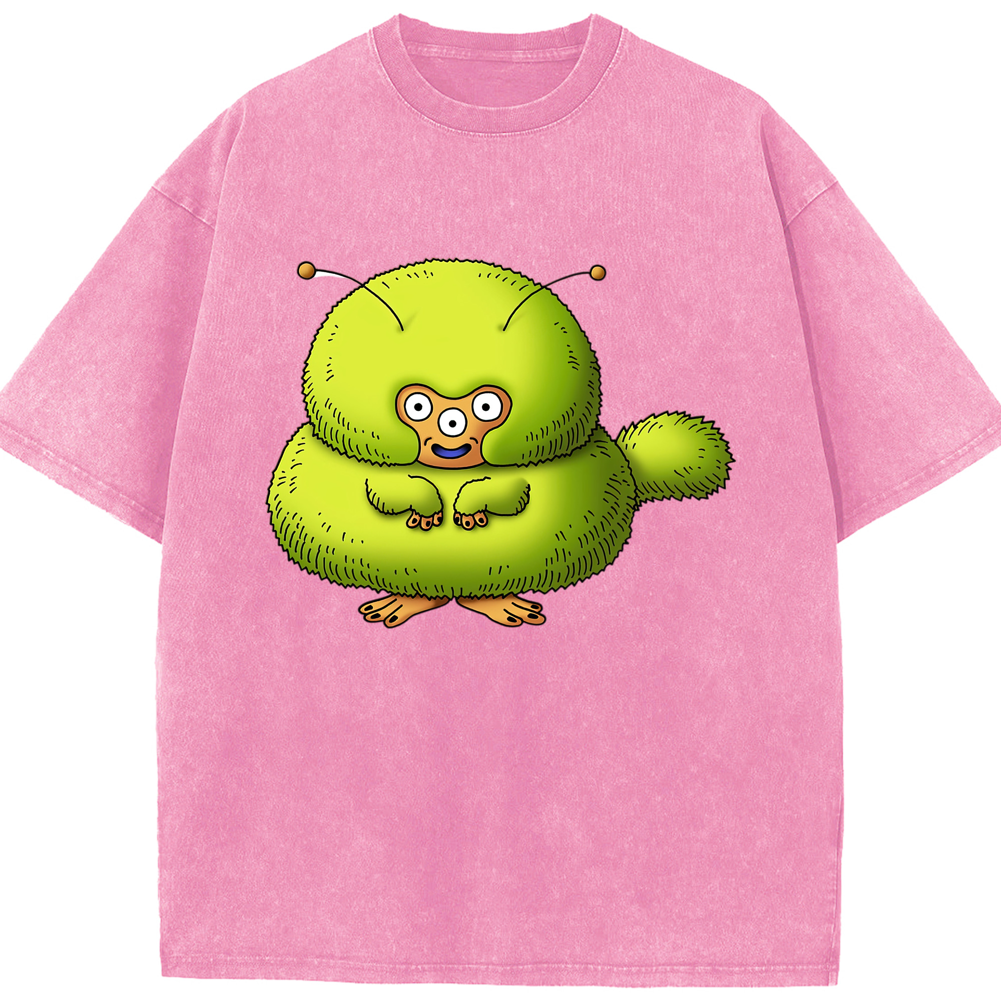 （画像用） ドラゴンクエスト Doragon Kuesuto Dragon Quest 綿100% ヴィンテージ風 半袖Tシャツ（フロントプリント）